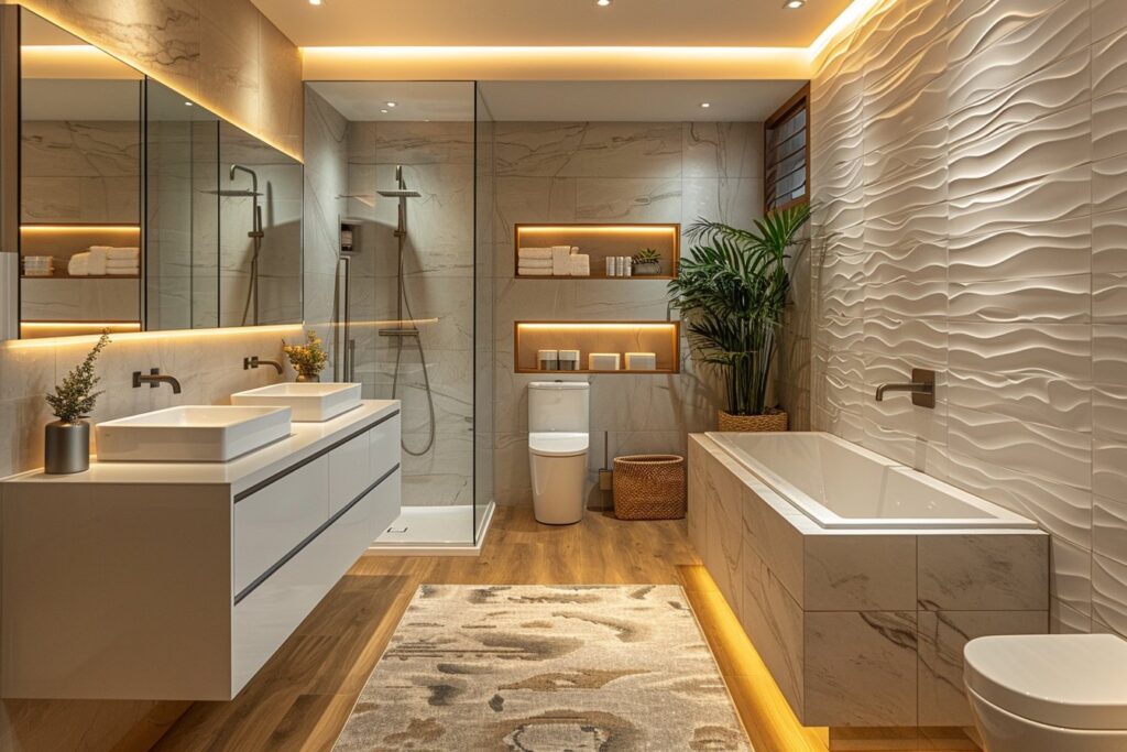 Rénovation de salle de bain : réussir l’intégration d’un plan salle de bain 4m2 moderne