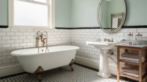 salle de bain vintage